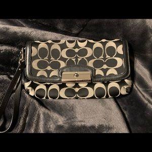 Coach large wristlet